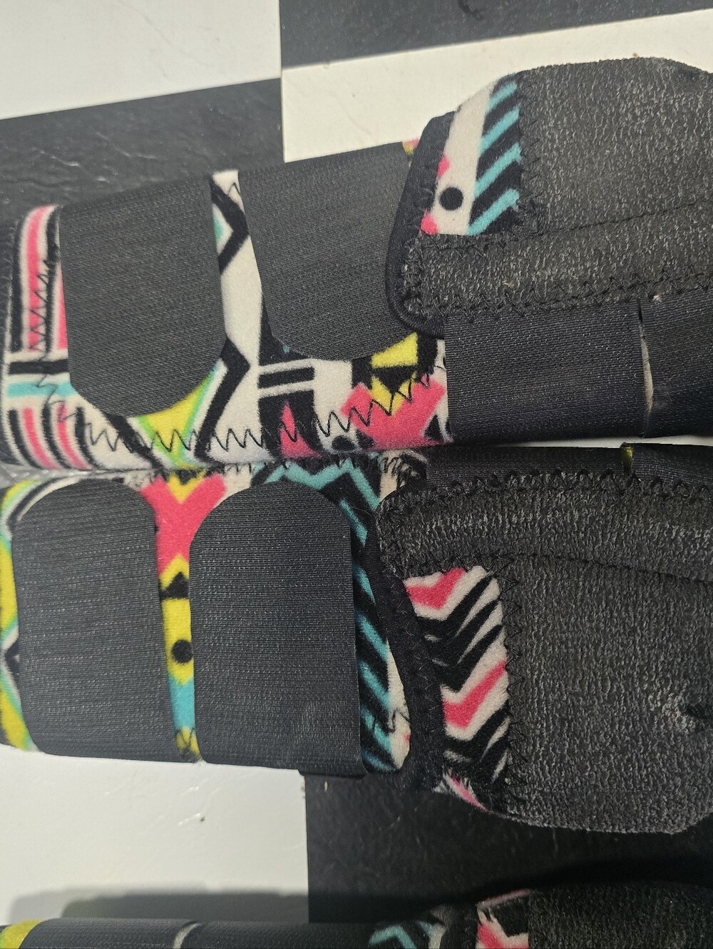 Legacy Neon Tribal Sport Boots in Black, Teal, Pink, Yellow - Picture 6 of 13
